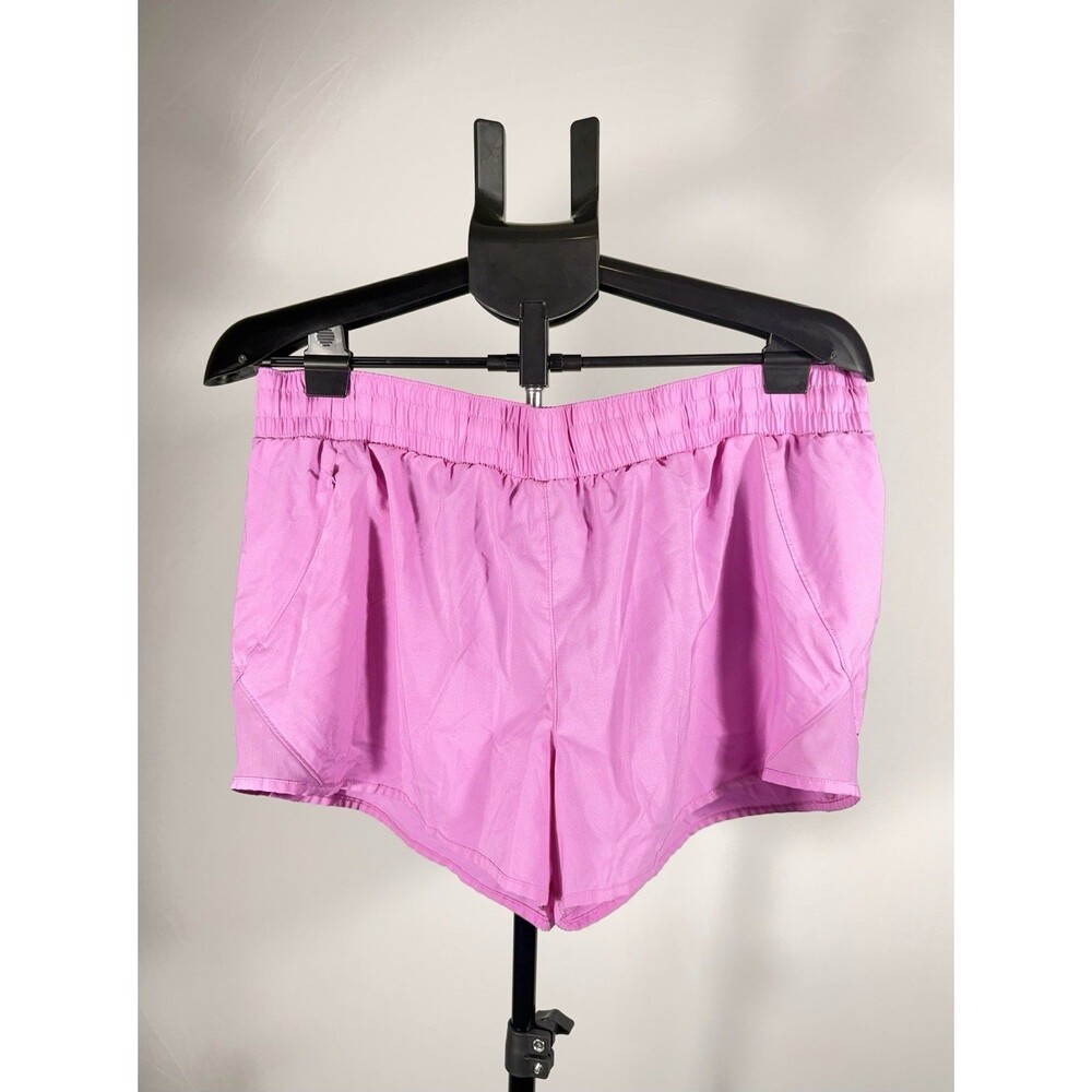 All in Motion Women's Pink Athletic Gym & Training Shorts L Elastic Waist